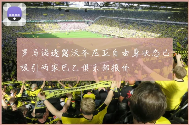 罗马诺透露沃齐尼亚自由身状态已吸引两家巴乙俱乐部报价